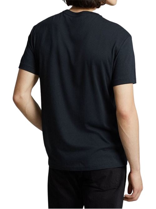 T-shirt Uomo Nera a girocollo POLO RALPH LAUREN | 710680785001